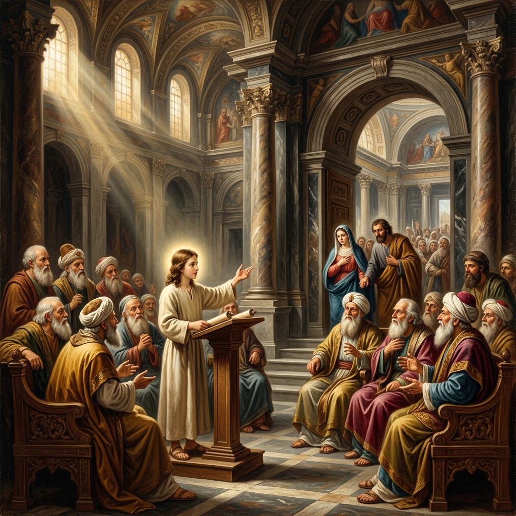 Finding in the Temple